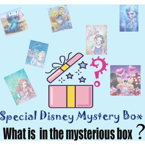Disney Series Diamond Painting Square Round Random 100% Surprise Most Popular Cartoon Home Decoration Handmade Mysterious Gift