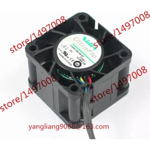Nidec W38S12BUA5-07 DC 12V 0.70A 40x40x28mm Server Cooling Fan