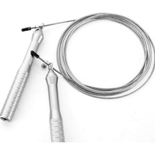 3M Crossfit Jumping Rope Weighted Cable Aluminum Bearing Skipping Adjustable Steel Ropes for Boxing MMA Fitness Workout Exercise