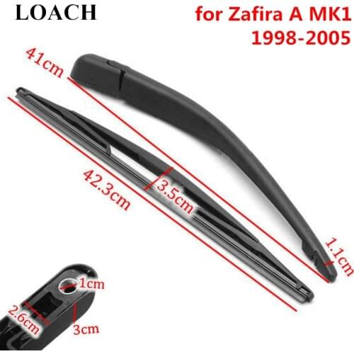 Rear Windshield Wiper Blades Refill Brushes for Car Janitors Back Windscreen Washer for Vauxhall for Opel Zafira A MK1 1998-2005