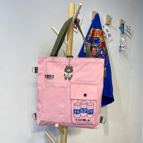 Ladies Cloth Totes Shoulder Bag Women Flap Pocket Cotton Shopping Women Eco Reusable Shopper Bags Canvas messenger Bag