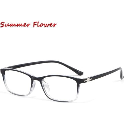 Women Transparent TR90 Eyewear Prescription Glasses Ultra Light Flexible Men Frame Optical Recipe Glass Eyewear