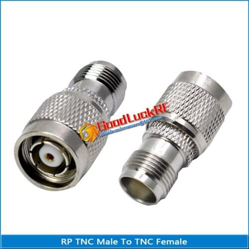 1X Pcs RP-TNC RPTNC RP TNC Male To TNC Female Plug High-quality Brass Straight RF Adapters Coaxial Connector