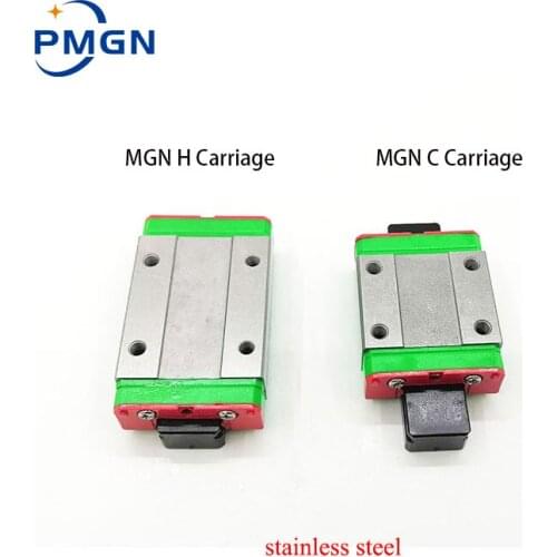 2pcs MGN7H MGN7C MGN9H MGN9C MGN12H MGN12C MGN15H MGN15C Carriage Block for MGN9 MGN12 MGN15 Linear Guide 3d Printer CNC part