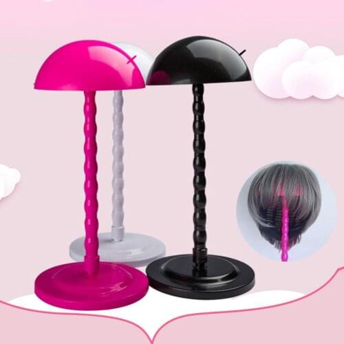 30cm Portable DIY Wig Stand Hairpiece Toupee Folding Holder Hat Storage Rack