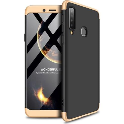 3in1 Full Body Protective Armor Case With Tempered Glass Screen Protector Shockproof Cover For Samsung Galaxy A9 2018 A920F A920