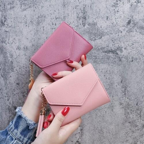 Promotion!!! New Ladies Wallet Women Tassel Pendant Pattern Wallet Card Bag Coin Purse