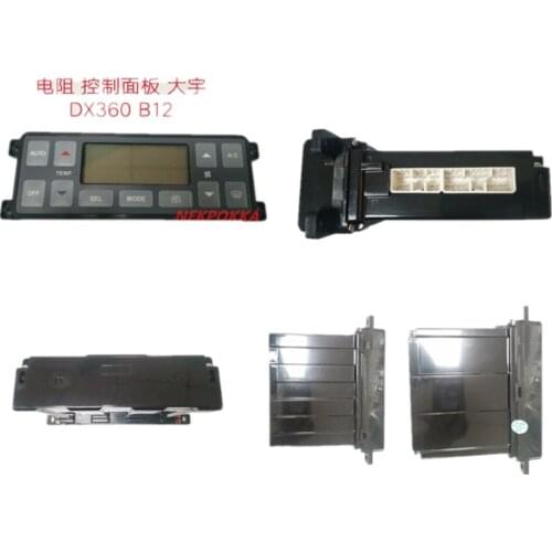 Automotive air conditioning panel for Daewoo DX360,Air conditioning controller panel switch for Daewoo DX360
