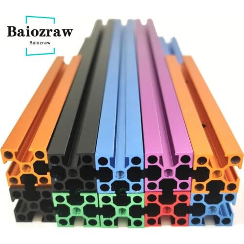 1 Set Black 1515 Aluminum Extrusion Profile Frame Kit 200MM/100MM for Voron V0 3d Printer