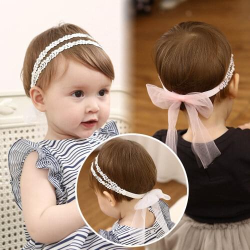 Baby Girl White Lace Headband Newborn Hairband Headbands For Girls Turban Baby Hair AccessoriesToddler Turban Photography props