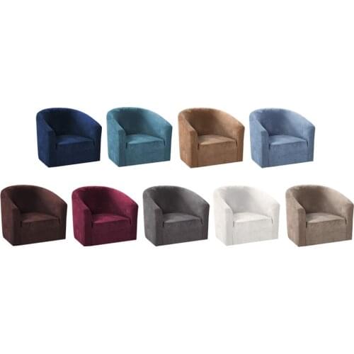 Stretchy Sofa Slipcover Velvet Armchair Anti-slip Elastic Soft Couch Slipcover