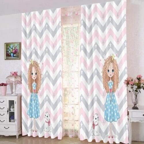 Efşan Princess Girl 140x200 Children 'S Room Backdrop Curtain