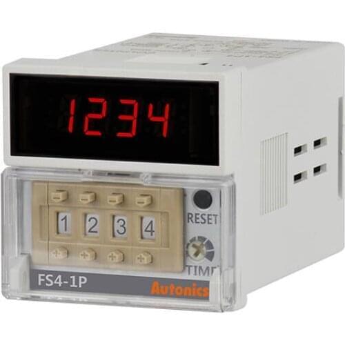 FS4-1P4 counter 8-pin plug 100-240VAC~ 50/60Hz