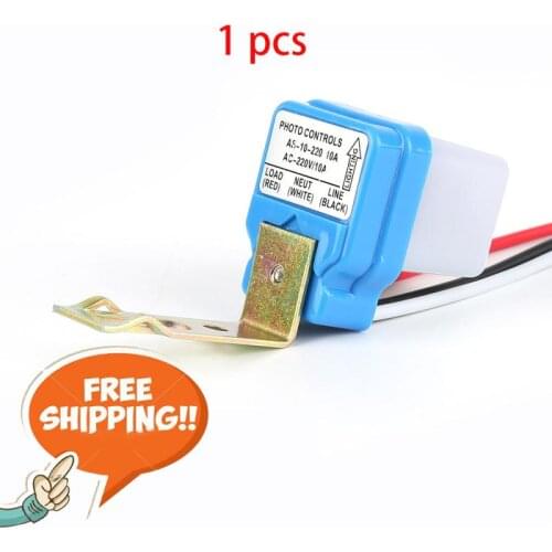 Hotsale Really AS-10 220V 12V 10A Automatic On Off Photocell Street Light Switch Waterproof Photowitch Light Sensor Switch