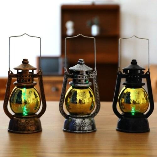 Halloween Retro Small Oil Lamp Halloween Decoration For Home 2020 Halloween Decoration Party Supply Horror Props Trick Or Treat