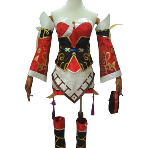 2017 LOL Game The Nine-Tailed Fox Ahri Cosplay Costume Ahri Dress