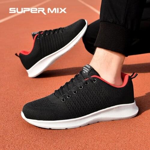 2021 hot sale mens casual shoes fashion trend breathable walking mesh flat shoes mens sports shoes outdoor