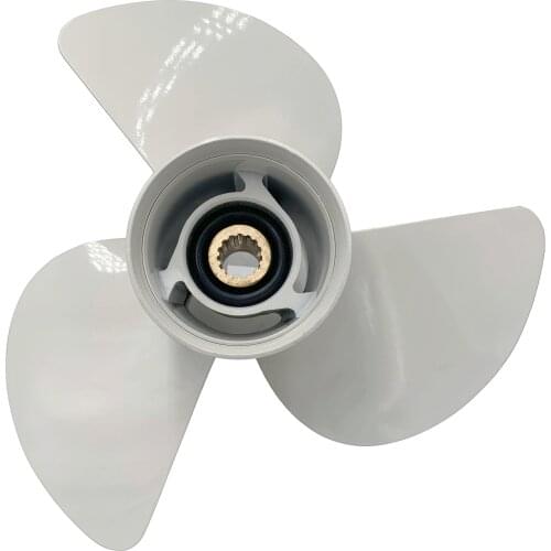 Boat propeller suit for Yamaha 13x19 aluminum prop 60-115HP 3 blade 15 tooth RH OEM No: 6E5-45941-00-EL