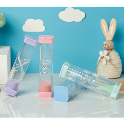 Nordic style Creative Mini glass hourglass child sand timer 15 minutes modern art Craftwork Home living room Desk gift accessory