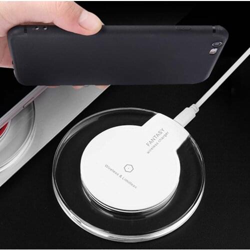 Mobile Phone Wireless Charger Q5 5w 5V Universal Mobile Phone Charger Portable Wireless Induction Fast Charging Pad Charger