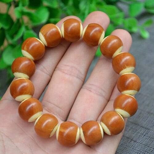 Wholesale Olives Walnut Prime Beads Natural Wood Bracelets mosaic Light beads Wood Hand string For men women bracelet Jewelry