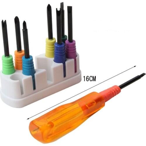 8 In 1 Screwdriver Set Dismantling Bullet Inserts Y-shaped U-shaped Triangular Inner Cross Shaped Screwdriver Tools