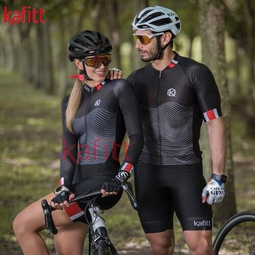 Kafitt New product triathlon mens short-sleeved cycling jersey suit jersey shorts one-piece jersey tights sweatshirt Ciclismo