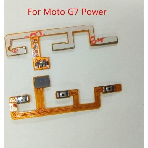 Power Volume Switch Side Button Key Flex Cable Replacement Parts For Motorola for Moto G7 G7 Plus G7 Power G7 play
