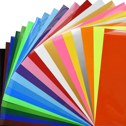 SUNICE PVC Heat Transfer Vinyl Clothes T-Shirts HTV Iron On Sticker Films DIY Design For Hat Bag Home Party Decoration