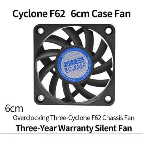 Overclocking Three Cyclone F62 Chassis Fan 6 Cm 6010 Silent Fan 6cm Fan Silent