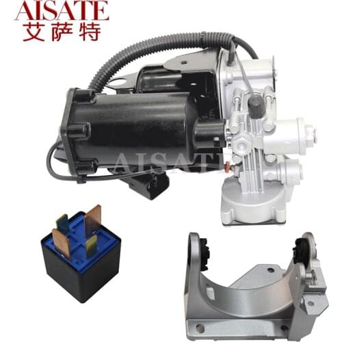 Air Suspension Compressor Pump relay & Mount Bracket for Land Rover Range Rover Discovery 3 LR3 LR4 Range Rover Sport Airmatic