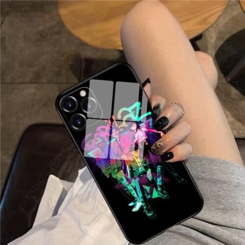 Gorillaz Phone Case Glass Phone Case For iphone 12 11 Pro Max XS XR X 8 7 Plus SE2 Case