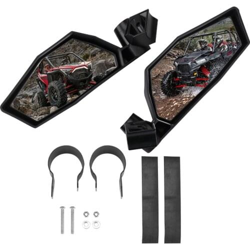 UTV 2" Rearview Side Mirror for Polaris RZR Pro XP / XP 4 2/4 doors for Can Am Commander Maverick for Yamaha for Honda