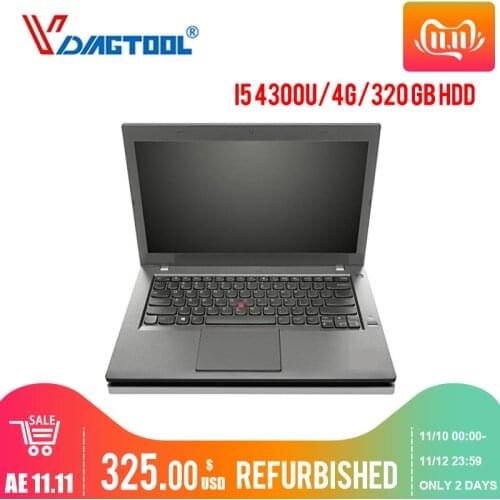 Vdiagtool Used refurbished LAPTOP Computer I5/4G 320GB HDD for VXDIAG VCX SE , IPROG Pro Key Programmer, ICOM Scanner