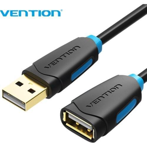 Vention USB 2.0 Extension Cable High Speed Male to Female USB2.0 Cable 1m 2m 3m 5m Cable Extender Data Sync Cord Cable Transfer