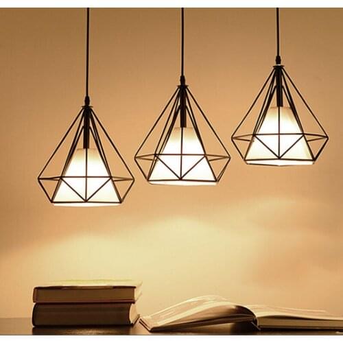 Vintage Ceiling LED E27 Lamp Loft Iron Dinning Cafe Corridor Bar Bulb Droplight