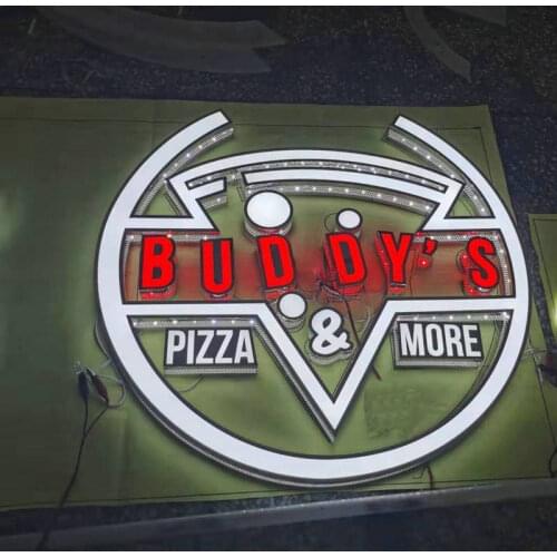 High Quality 3D outdoor waterproof acrylic led illuminated letters light box sign led name board