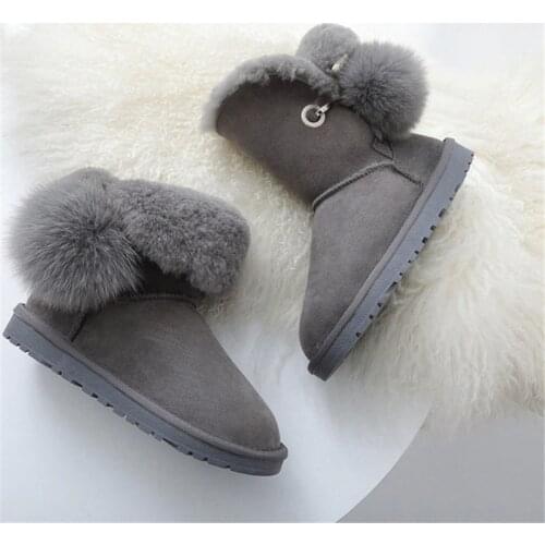 2020 New Women 100% Natural Fur Shoes Moccasins Mother Loafers Soft Genuine Leather Leisure Flats Female Driving Casual Footwear