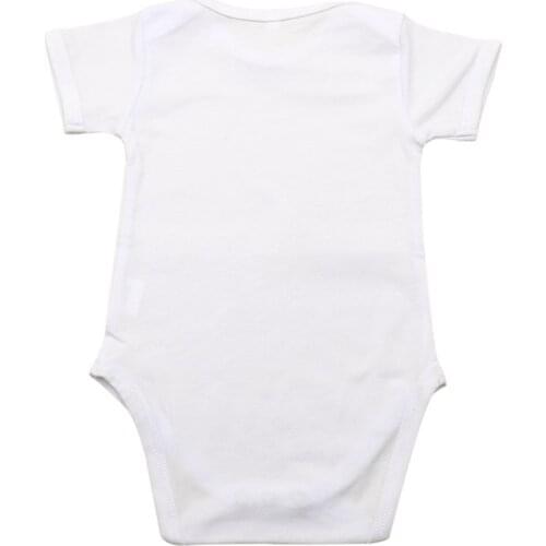 10pcs/Lot Sublimation Blank Baby Climb White Clothes T-shirt 0-12 Mouths Heat Press Dye sublimation ink Crafts Infant conjoine