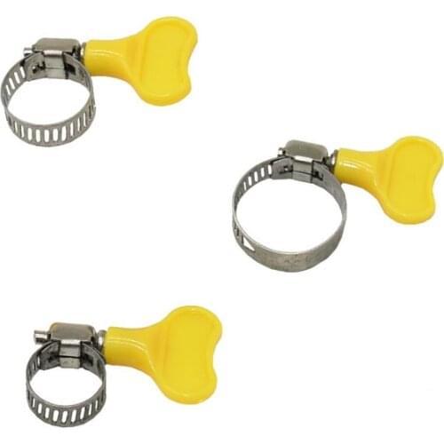 8/10/11/12/16/20/25mm hose fixing ring flexibl Buckle adjustable snap garden hose collar handle anti-shedding adapter 4pcs