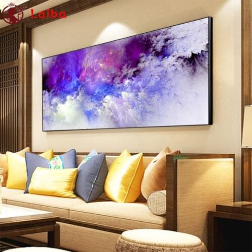 5D DIY Diamond Painting Abstract art, colorful clouds cross stitch full square/round diamond embroidery mosaic painting
