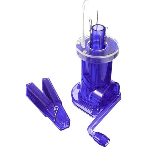 1pc Hand-Operated Wire Winding Machine Creative Hand Knitting Machine Spool Knitter DIYWool Winder Craft Bracelet Weave Tools