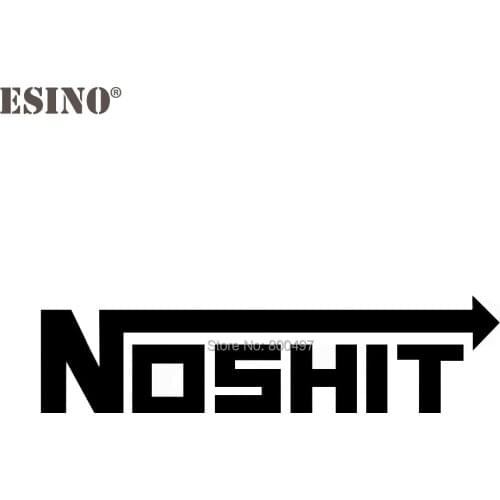 Car Styling Funny NO SH*T JDM Racing Car Window Vinyl Decal Body Decorative Stickers PVC Carving Vinyl Decal Car Accessory