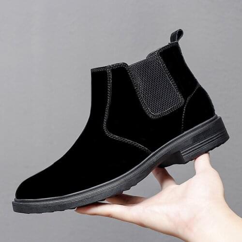 Men Casual Boots 2021 Autumn Winter Fashion Walking Boots Men High Quality Genuine Leather Shoes Men Brand Design Men Boots