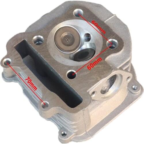 GY6 150cc Chinese Scooter Engine 57.4mm EGR Cylinder Head Assy with Valves for 4T 157QMJ ATV Go Kart Buggy Moped Quad