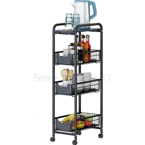 Cuisine Repisas Y Articulos Cocina Raf Estantes Spice Etagere De Rangement Organizer Kitchen Storage with Wheels Trolleys Shelf