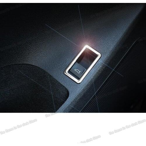 Lsrtw2017 for Sagitar Jetta Mk6 Car Trunk Switch Button Frame Trims Interior Accessories 2015 2016 2017 2018 Vw Accessories