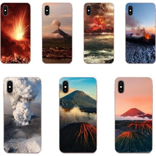 Wonders Nature Volcano For Samsung Galaxy A81 A71 A51 A01 S20 S10 S9 S8 Plus A50 A70 A40 A30 A20 A10 Soft Phone Cases