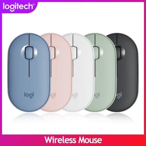 New Logitech PEBBLE Silent Wireless bluetooth Mouse 1000DPI Stylish and light Portable Suitable for office computer notebook