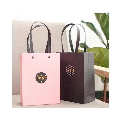 Wholesale Pure colourful paper give bag.White Paper Bag Cardboard Paper Shopping Bags with String 100pcs/lot